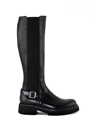 Stivale alto in pelle nera GUGLIELMO ROTTA | 69220005BLACK